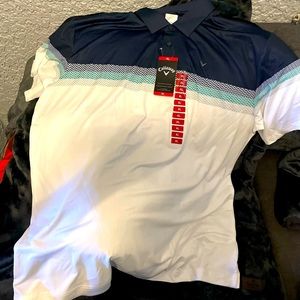 Calloway Golf XL white with stripes